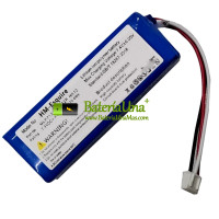 Batería de repuesto para Harman-Kardon MLP713287-2S2P Esquire