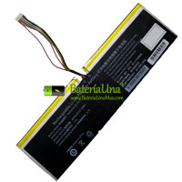 Batería de repuesto para PDA 10Buckles-9Lines AEC3574126-2S1P