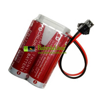 Batería de repuesto para PLC 50750-1018 SM-Plug ER1750 MD500N ER17/50