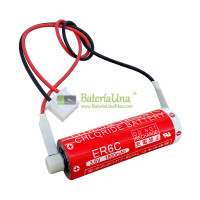 Batería de repuesto para Mitsubishi ER6C F2-40BL FX2N / 1N AA 3.6V